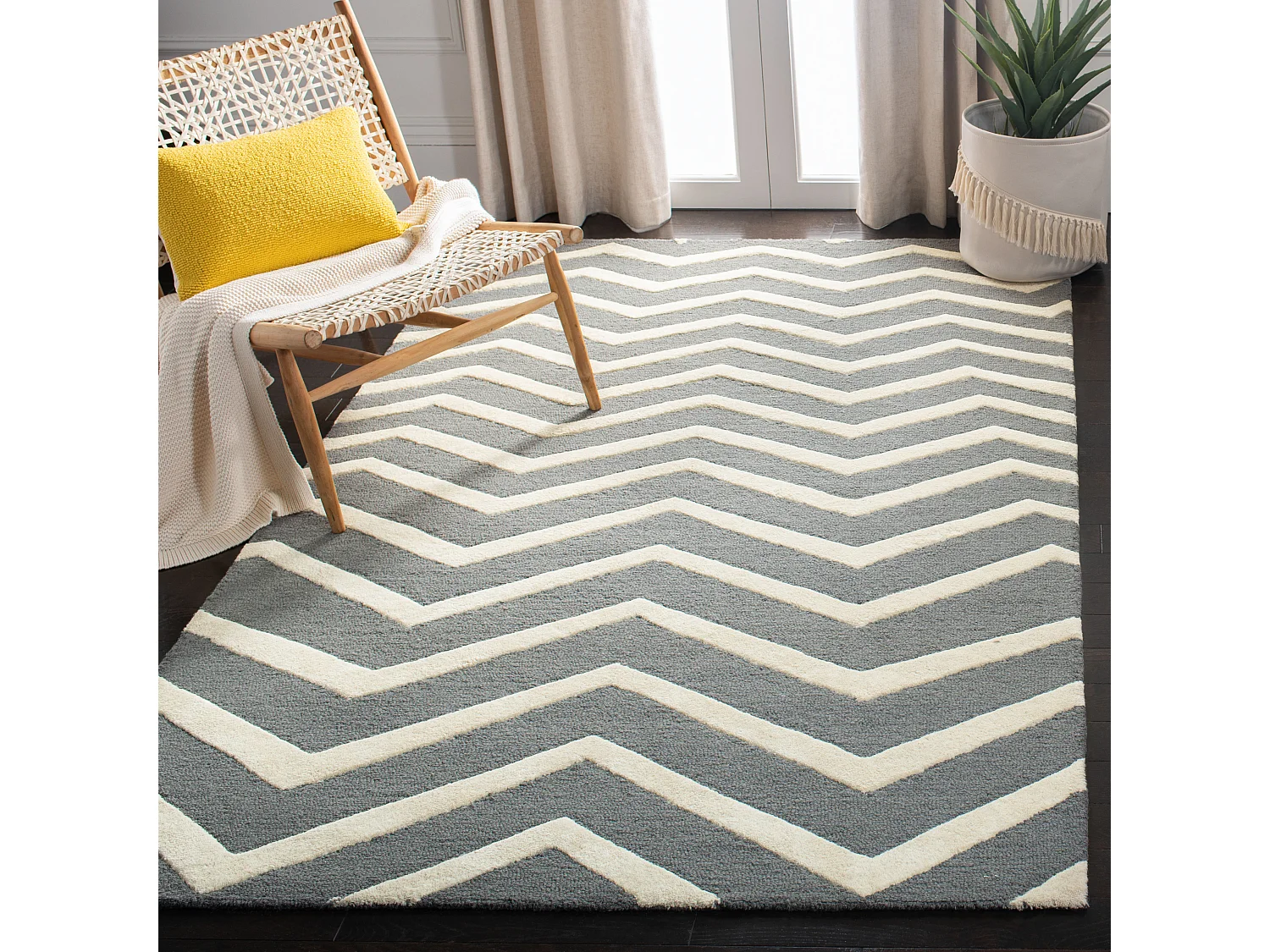 Tapis Gris/Neutre 152 X 244 cm - Edie