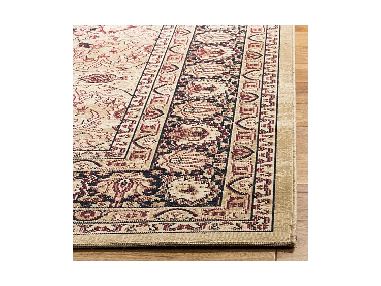 Tapis Neutre/Bleu Marine 91 X 152 cm - Fallon