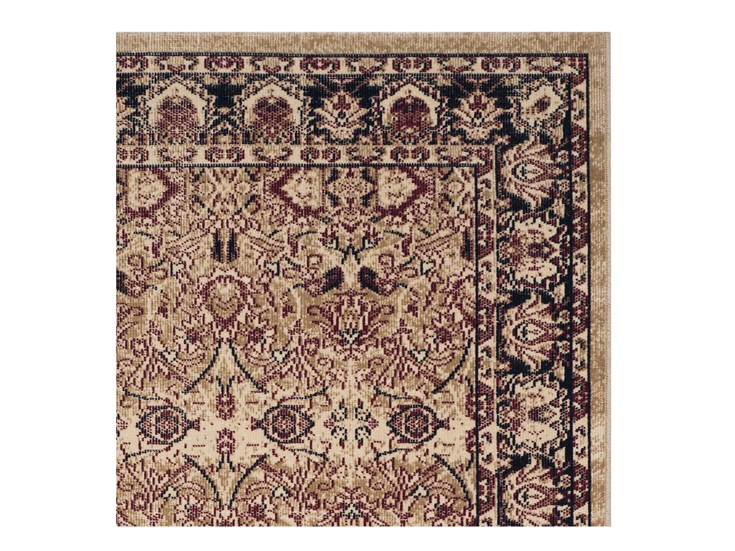 Tapis Neutre/Bleu Marine 91 X 152 cm - Fallon