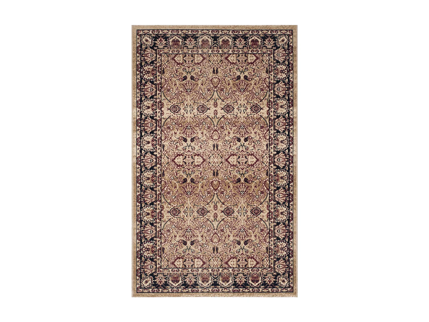 Tapis Neutre/Bleu Marine 91 X 152 cm - Fallon