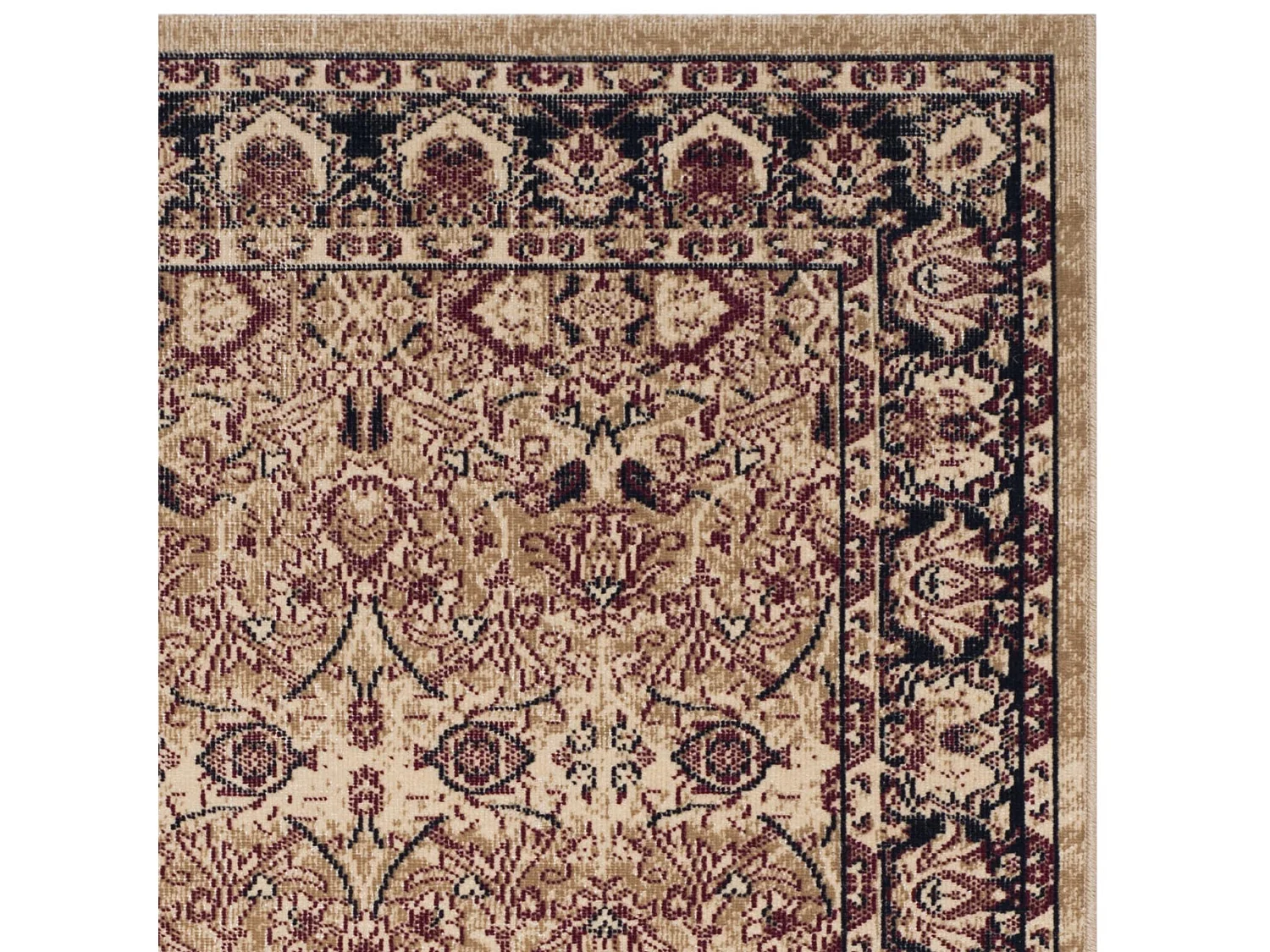 Tapis Neutre/Bleu Marine 91 X 152 cm - Fallon