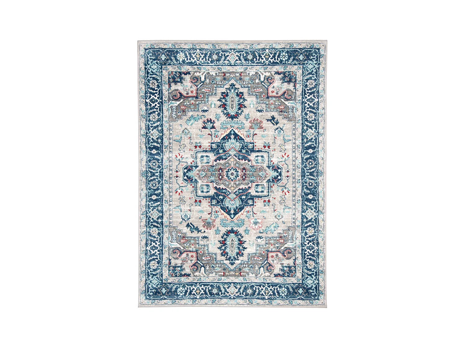 Tapis Gris/Bleu 122 X 183 cm - Saoirse