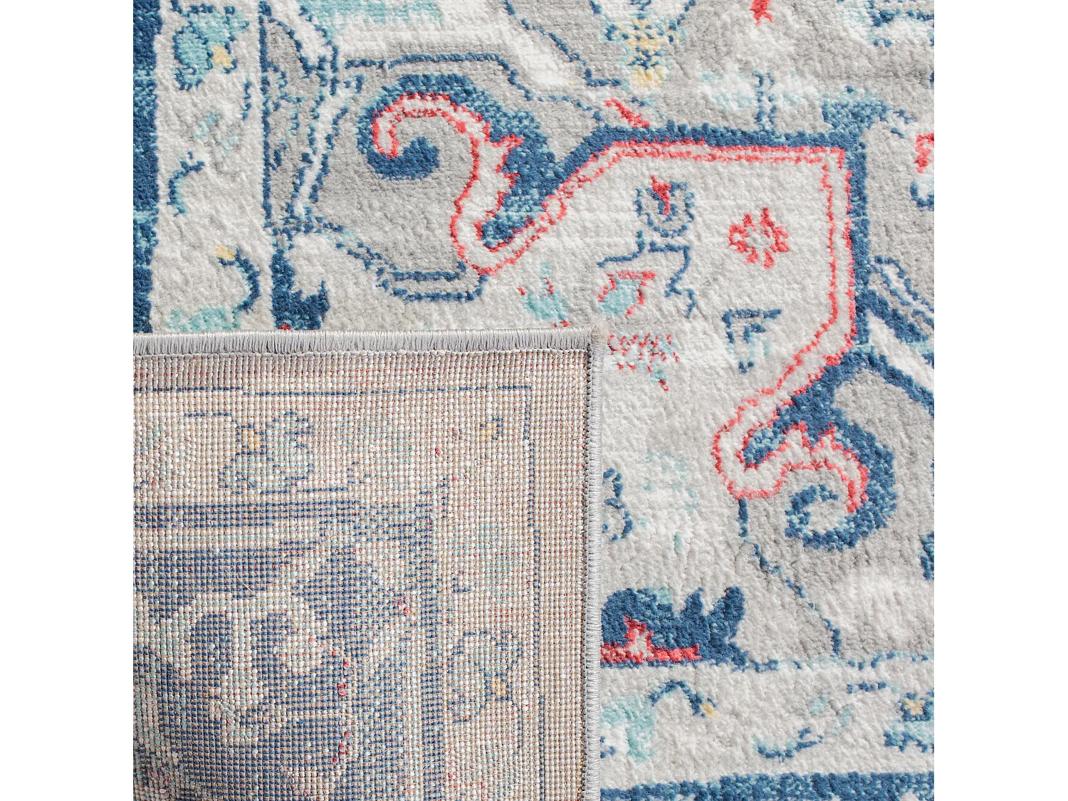 Tapis Gris/Bleu 122 X 183 cm - Saoirse
