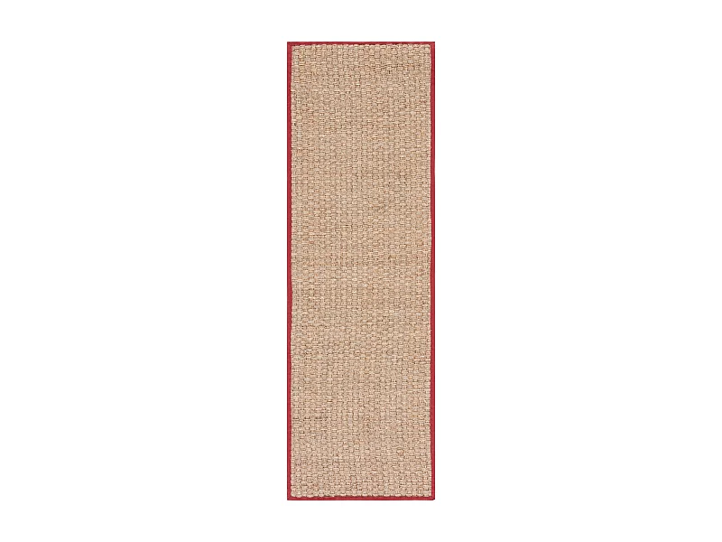 Tapis Beige/Rouge 76 X 183 cm - Roselyn