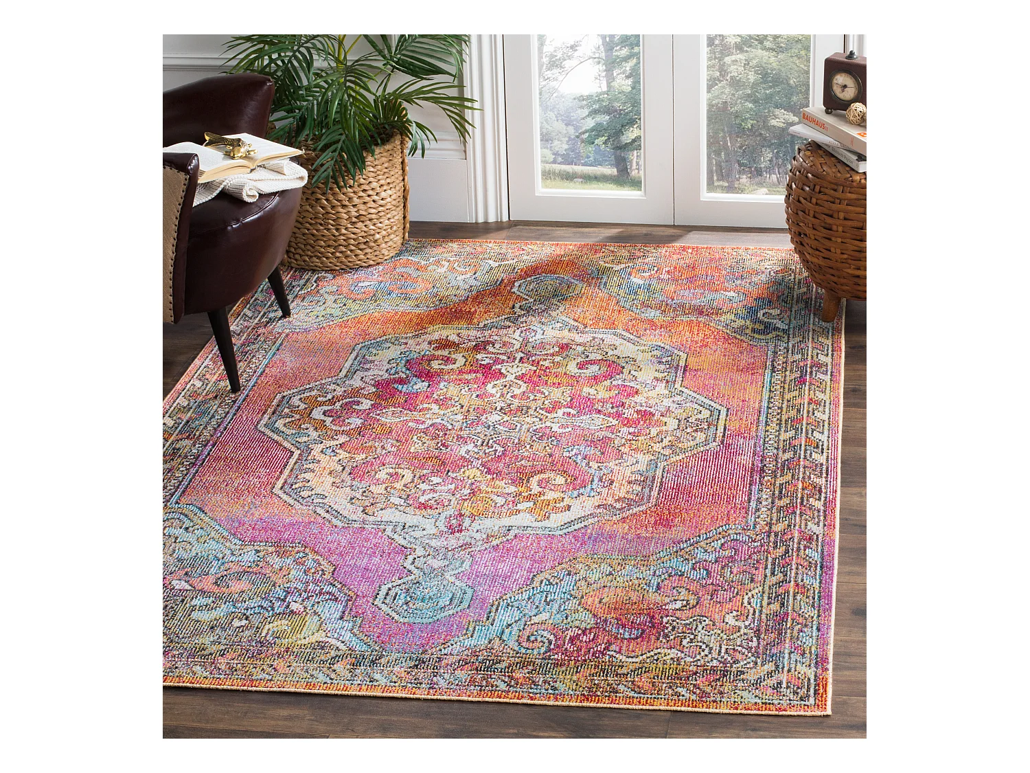 Tapis Orange/Bleu 201 X 279 cm - Marigold