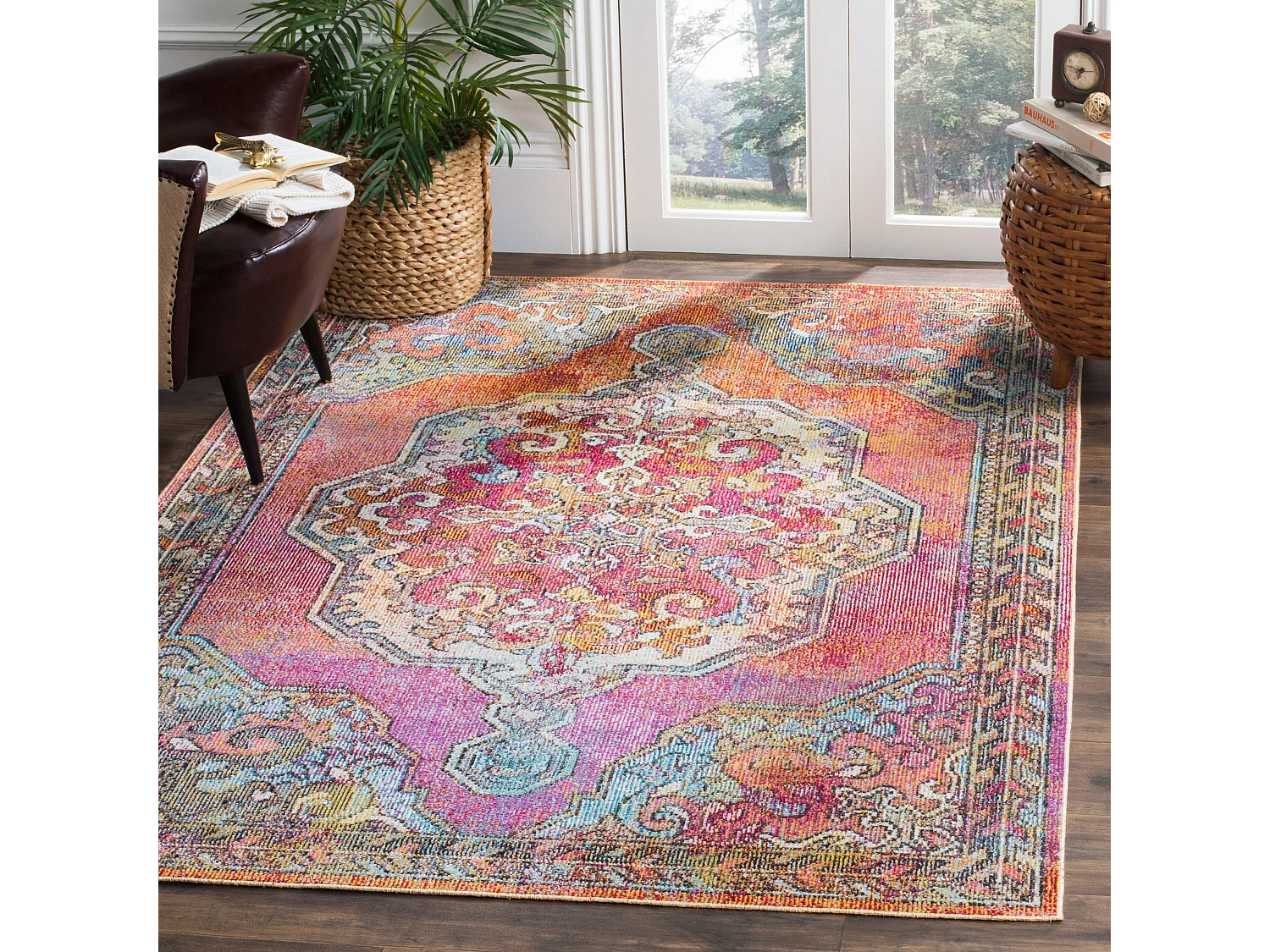 Tapis Orange/Bleu 201 X 279 cm - Marigold