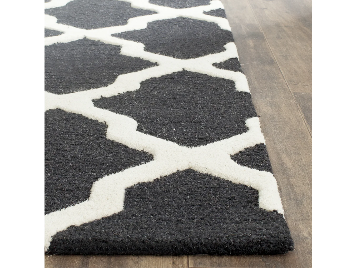 Tapis Noir/Neutre 122 X 183 cm - Ava