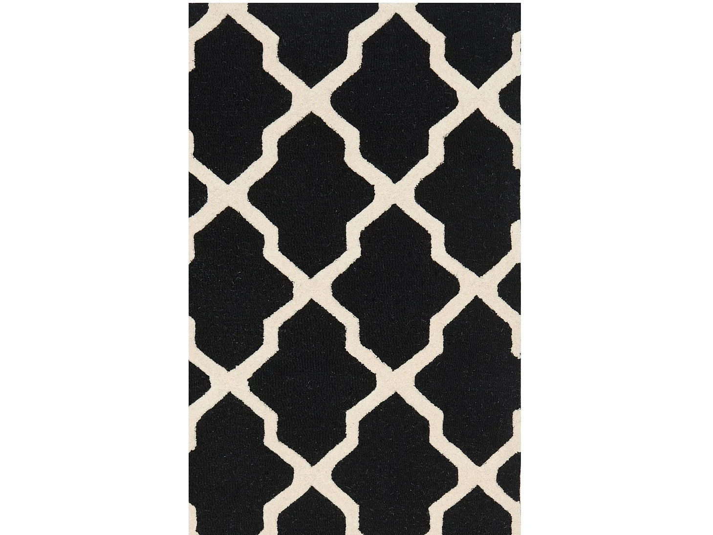 Tapis Noir/Neutre 122 X 183 cm - Ava