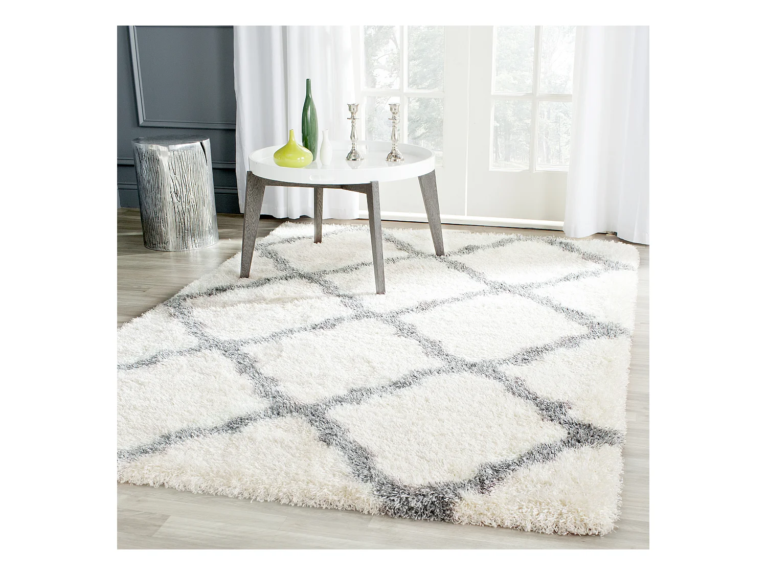 Tapis Neutre/Gris 122 X 183 cm - Norah