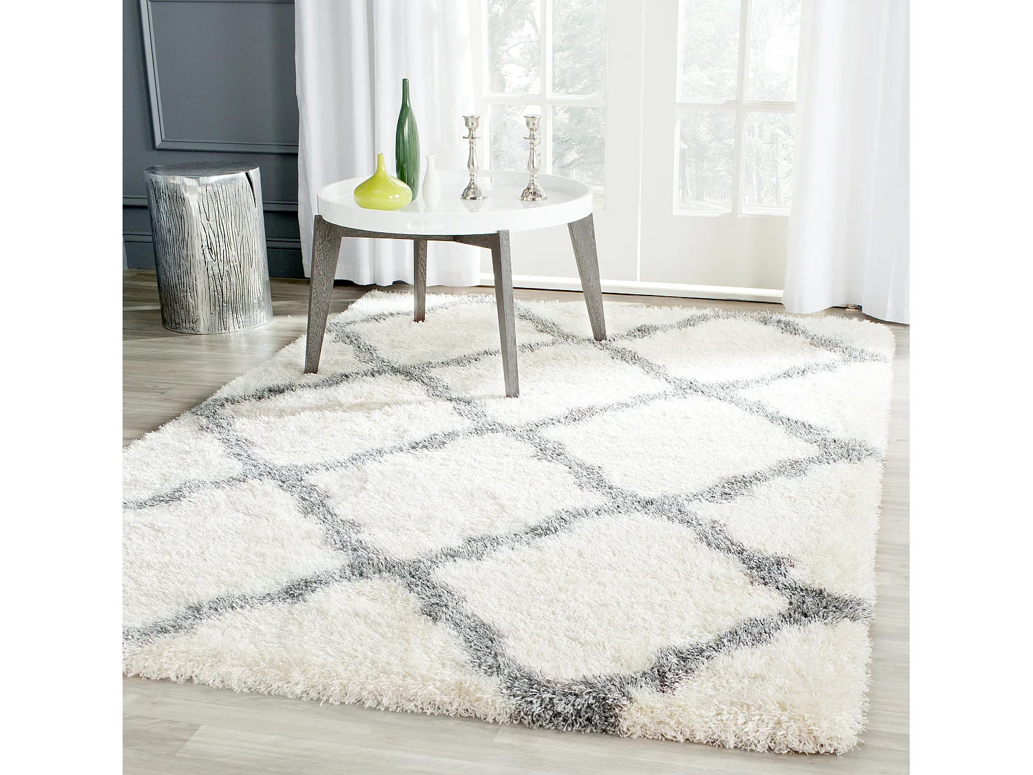 Tapis Neutre/Gris 122 X 183 cm - Norah