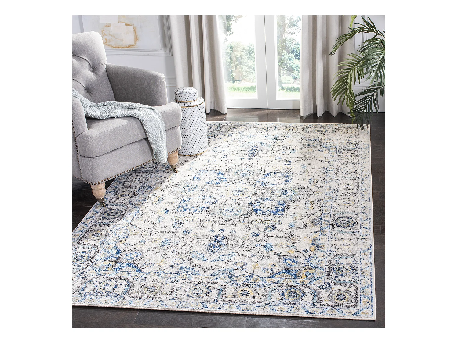 Tapis Gris/Neutre 122 X 183 cm - Merryl
