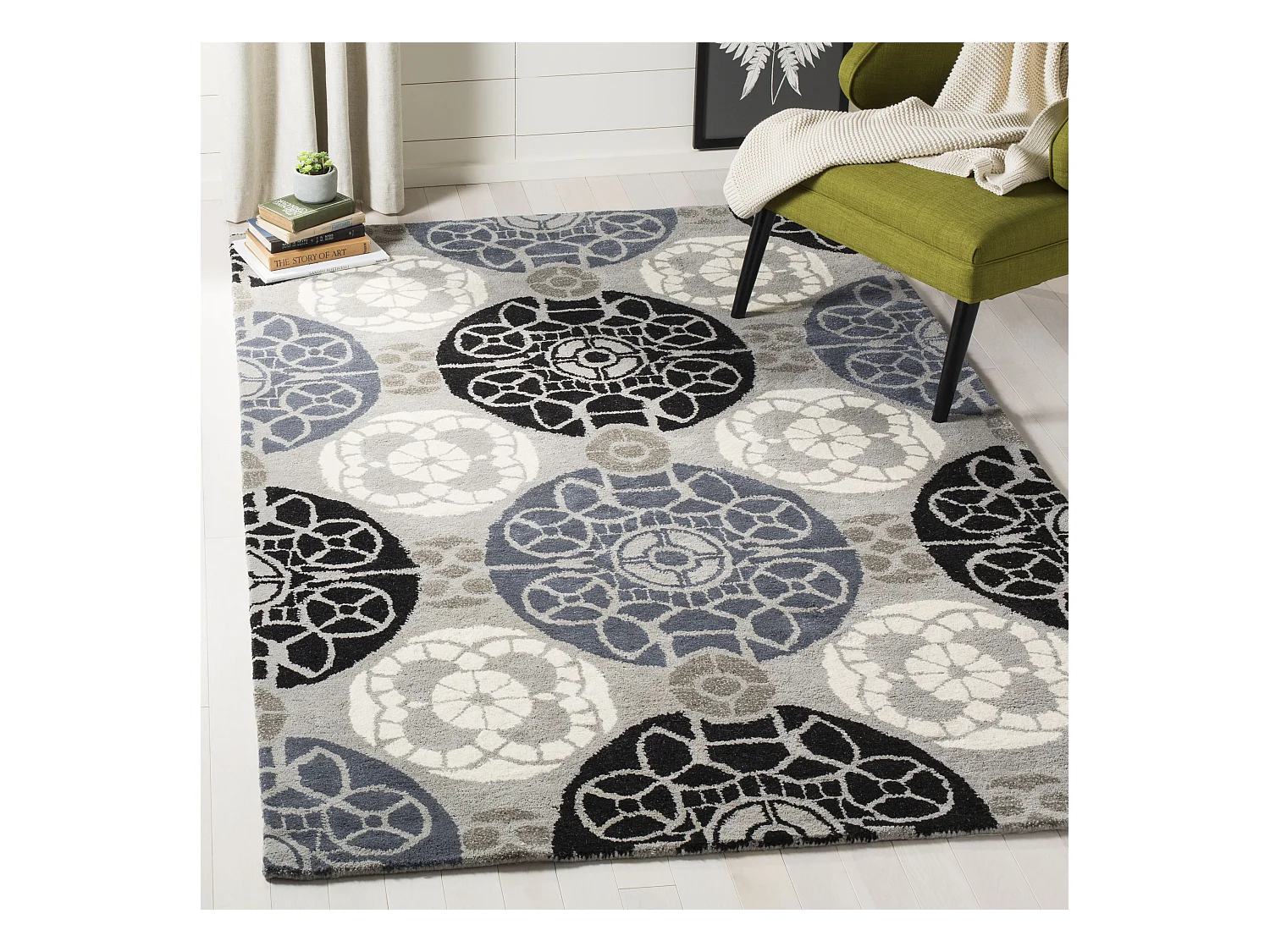 Tapis Gris/Noir 152 X 244 cm - Mali