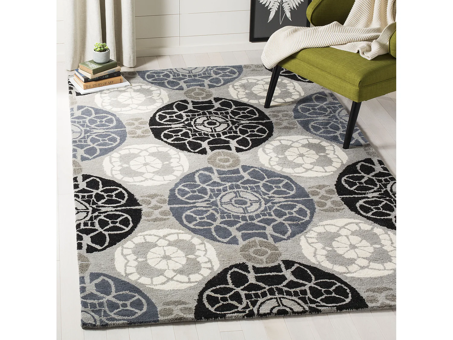 Tapis Gris/Noir 152 X 244 cm - Mali
