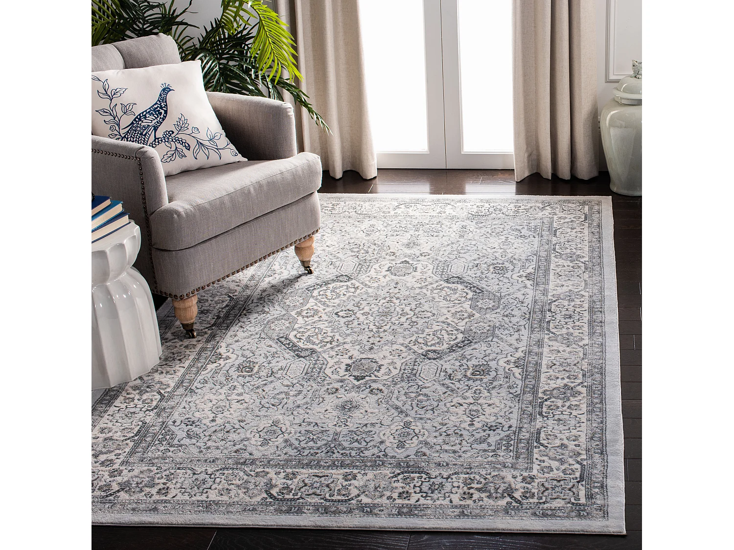 Tapis Gris 122 X 183 cm - Ileana