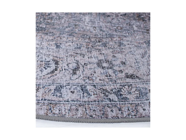 Tapis Bleu/Beige 183 X 183 cm - Sapphira