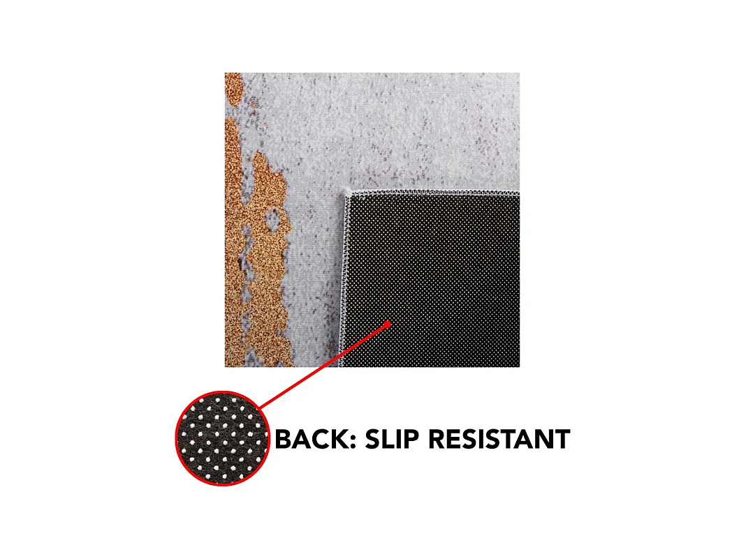 Tapis Gris/Rouge 183 X 274 cm - Iona