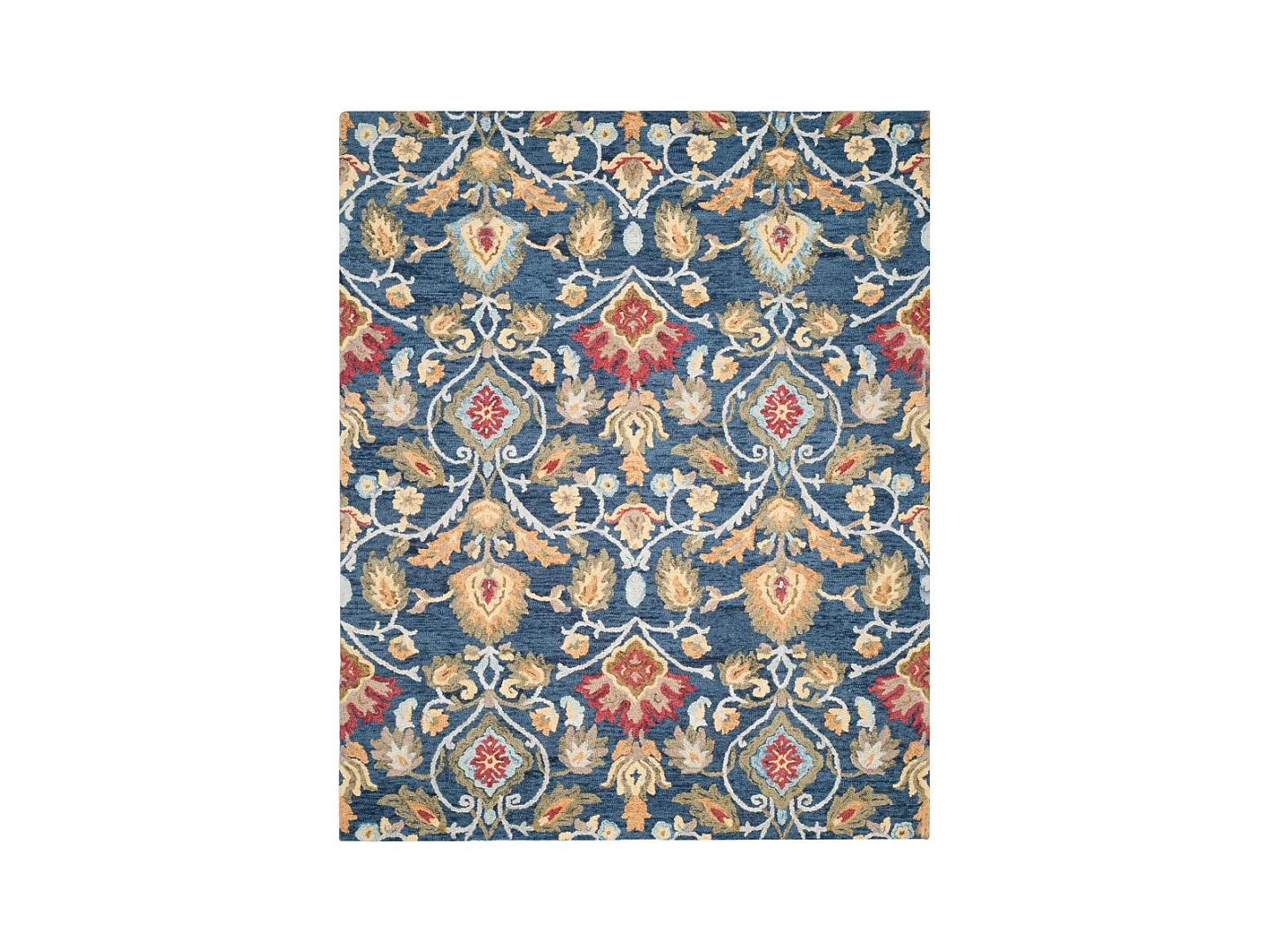Tapis Bleu Marine/Multicolore 274 X 366 cm - Juni