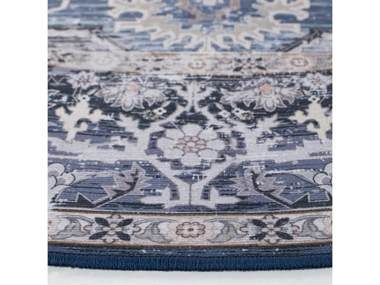 Tapis Bleu/Gris 183 X 183 cm - Brisa