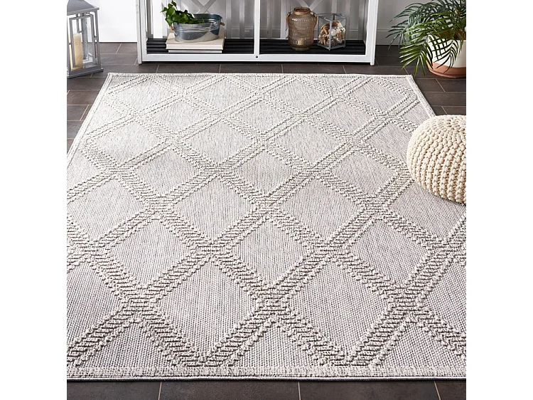 Tapis Gris/Gris clair 122 X 183 cm - Ursa