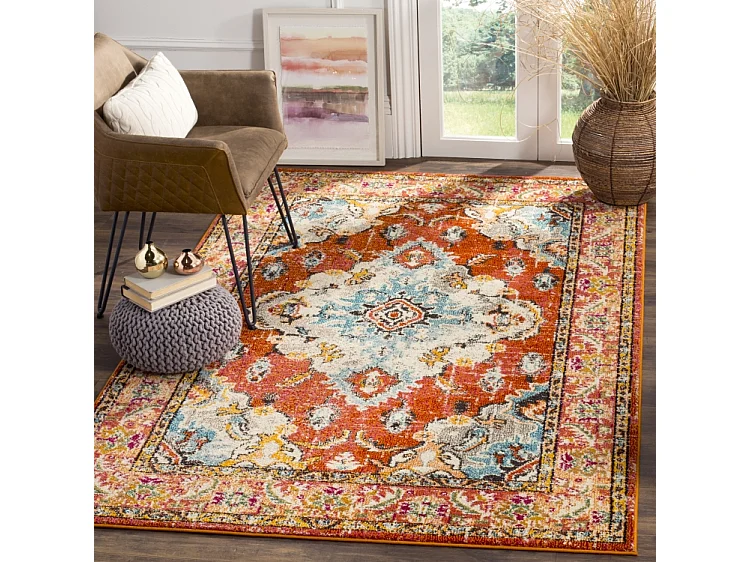 Tapis Orange/Bleu 66 X 305 cm - Milà