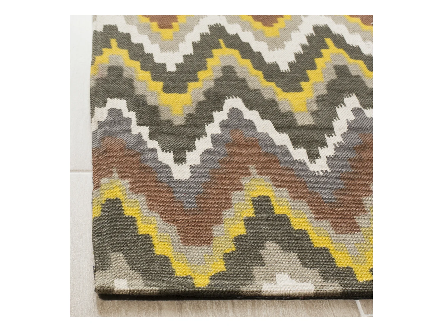 Tapis Marron/Vert 152 X 244 cm - Lojento