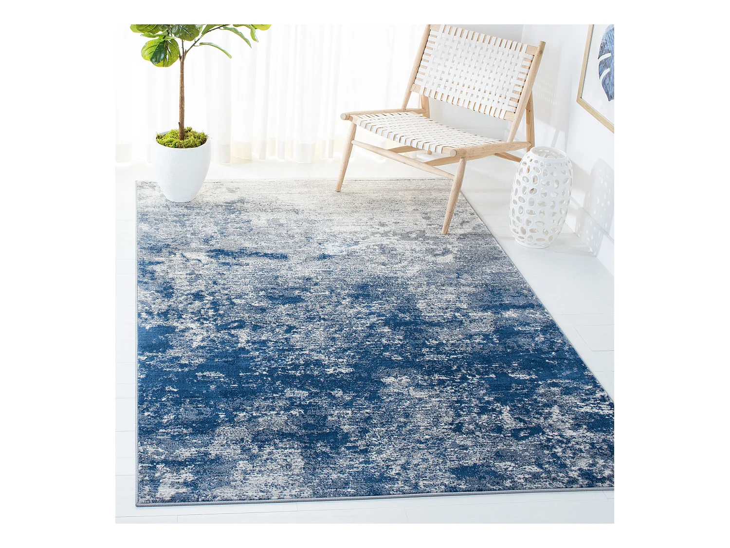 Tapis Gris 122 X 183 cm - Isabella