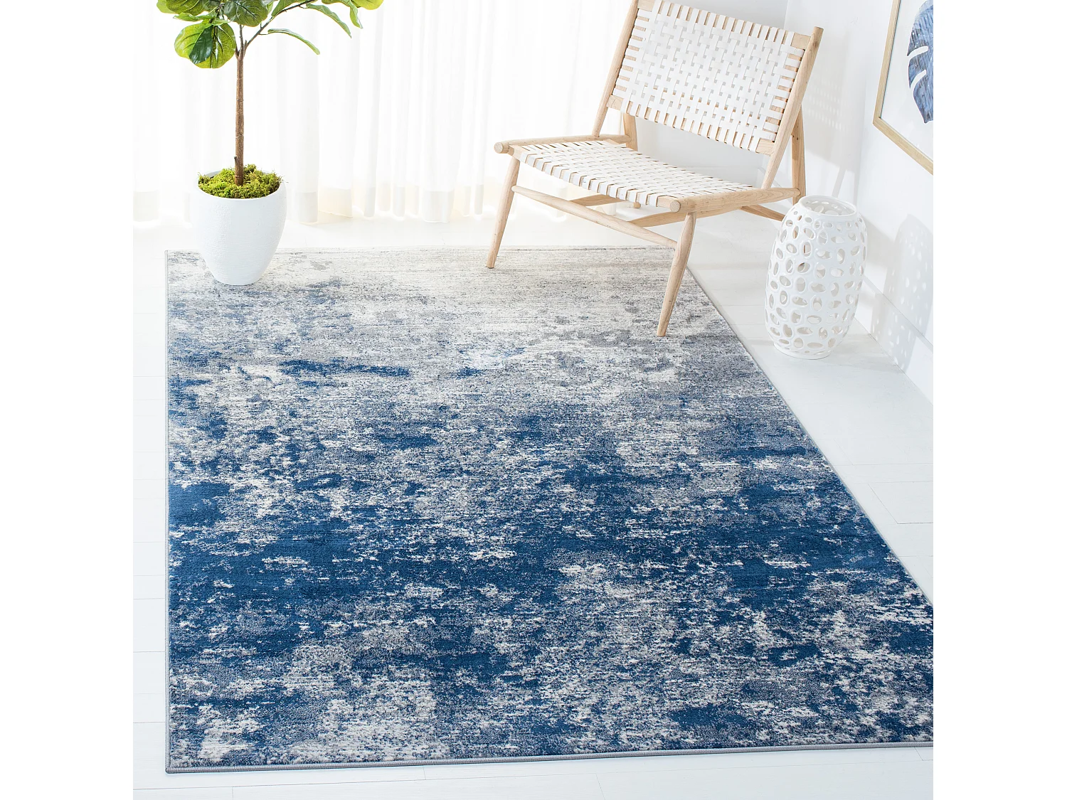 Tapis Gris 122 X 183 cm - Isabella