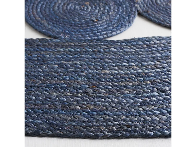 Tapis Bleu Marine 122 X 122 cm - Estelle