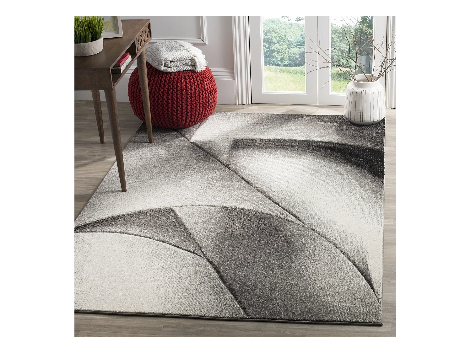 Tapis Gris 122 X 183 cm - Alice