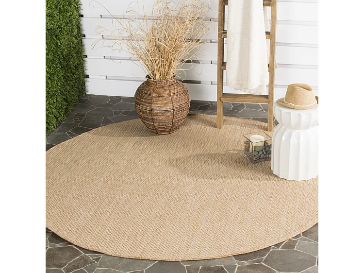 Tapis Naturel/Crème 122 X 122 cm - Della