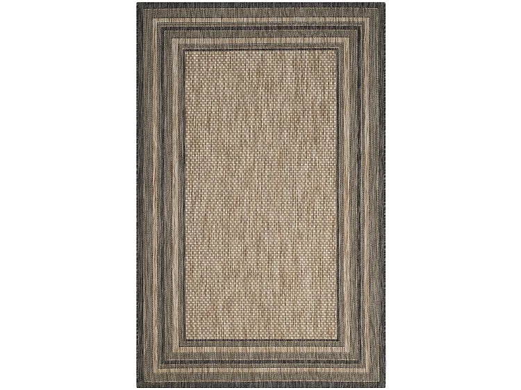 Tapis Naturel/Noir 160 X 231 cm - Anwen