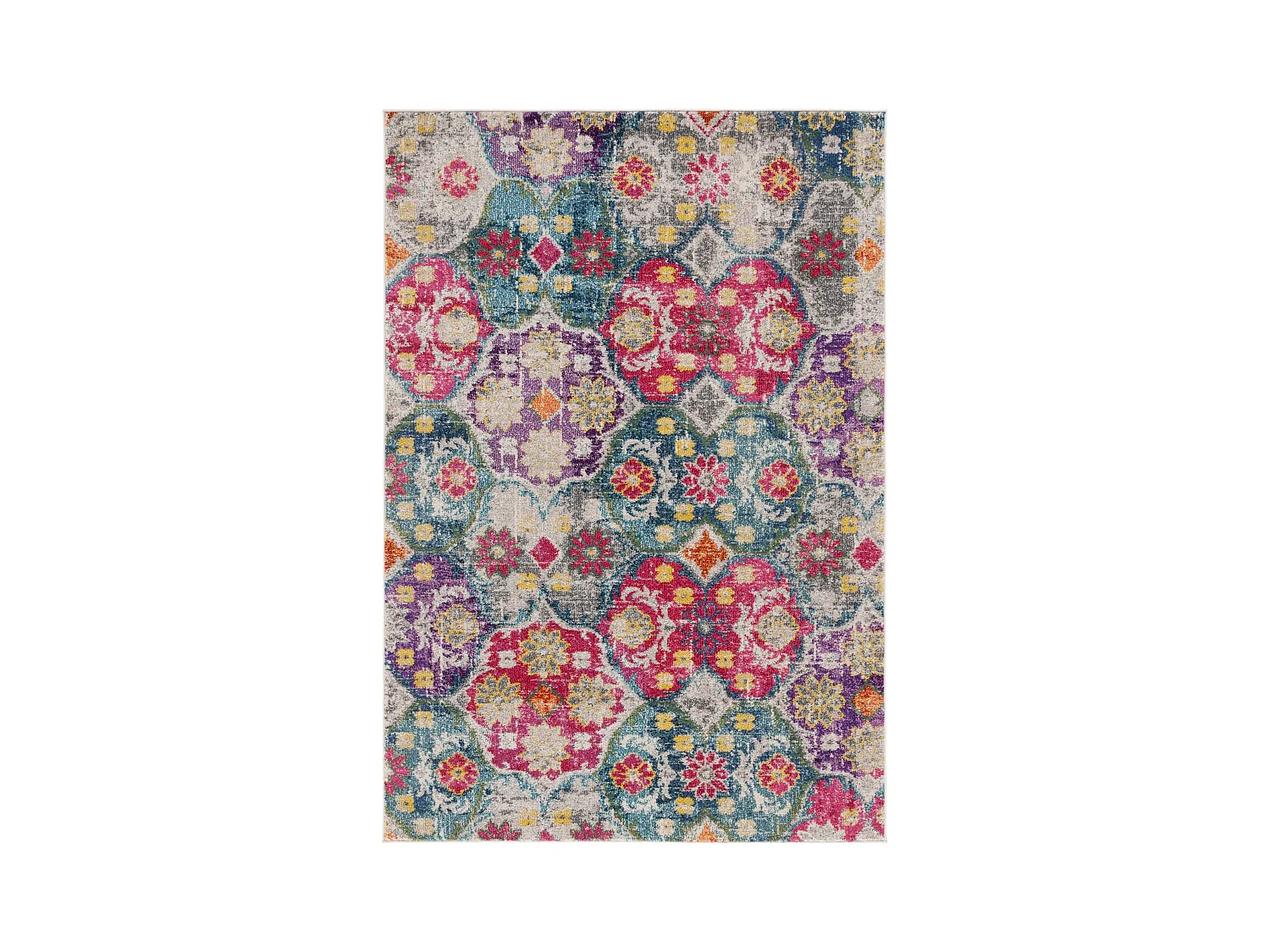 Tapis Gris/Rose 155 X 231 cm - Mandore Area