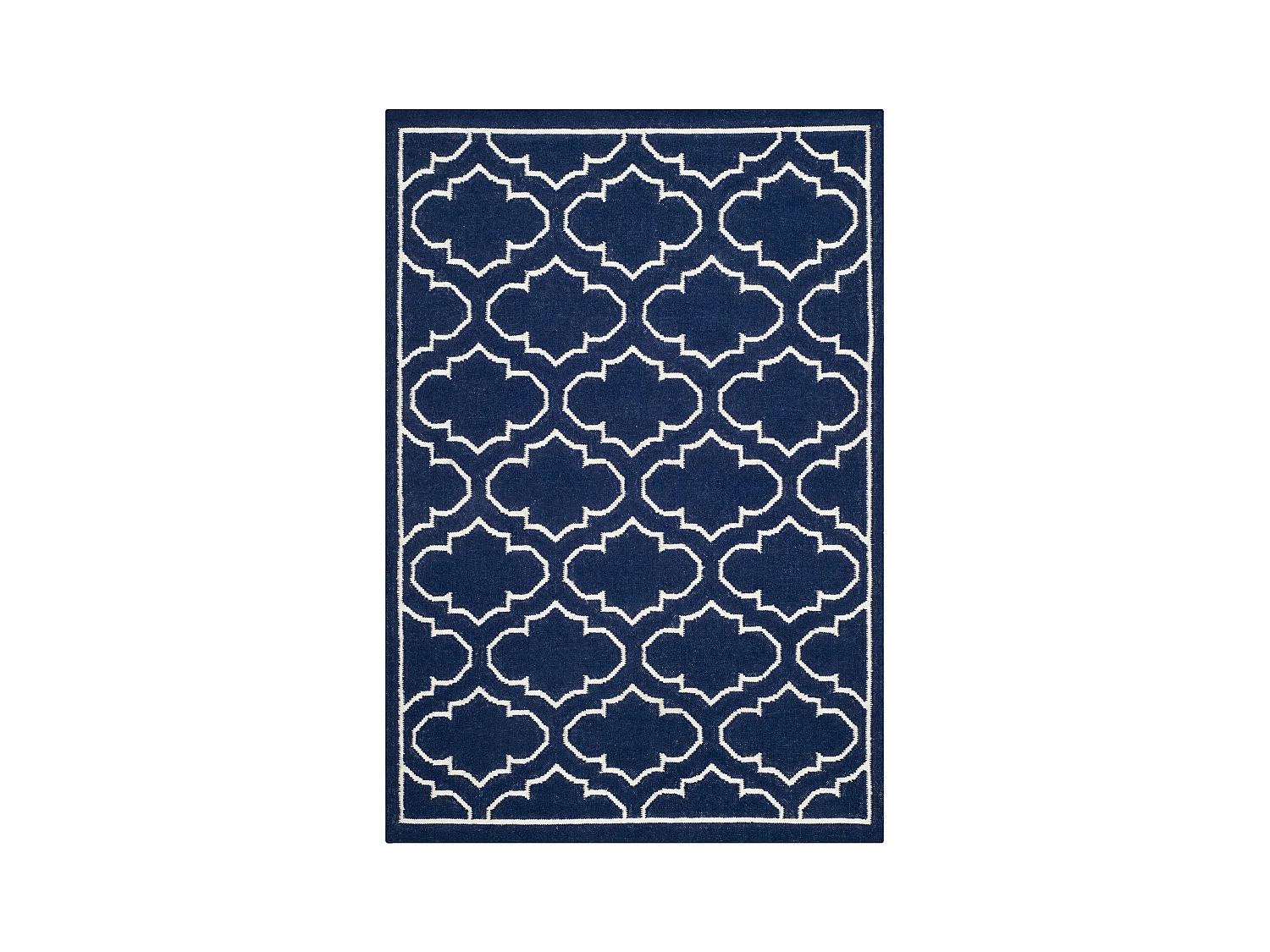 Tapis Bleu Marine/Neutre 122 X 183 cm - Lennox