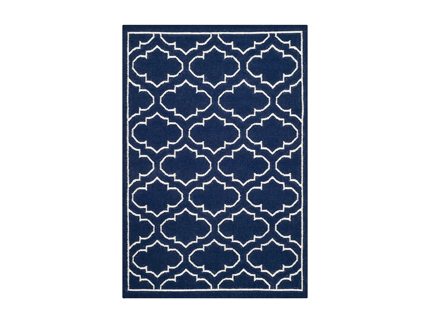 Tapis Bleu Marine/Neutre 122 X 183 cm - Lennox