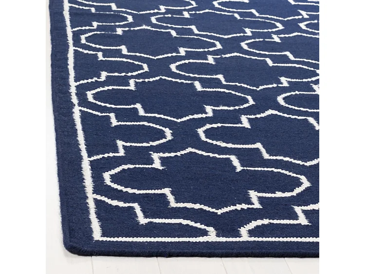 Tapis Bleu Marine/Neutre 122 X 183 cm - Lennox