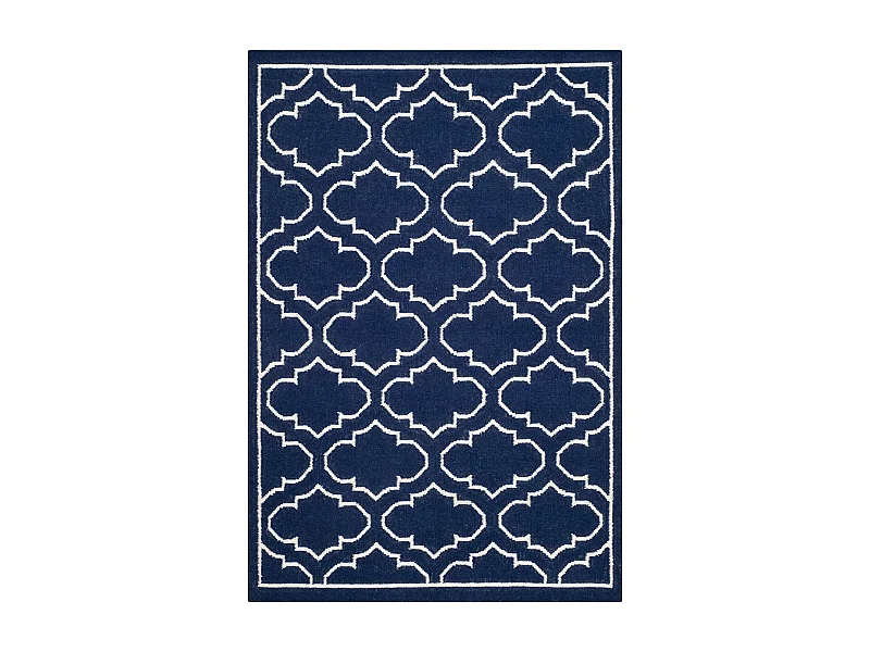 Tapis Bleu Marine/Neutre 122 X 183 cm - Lennox