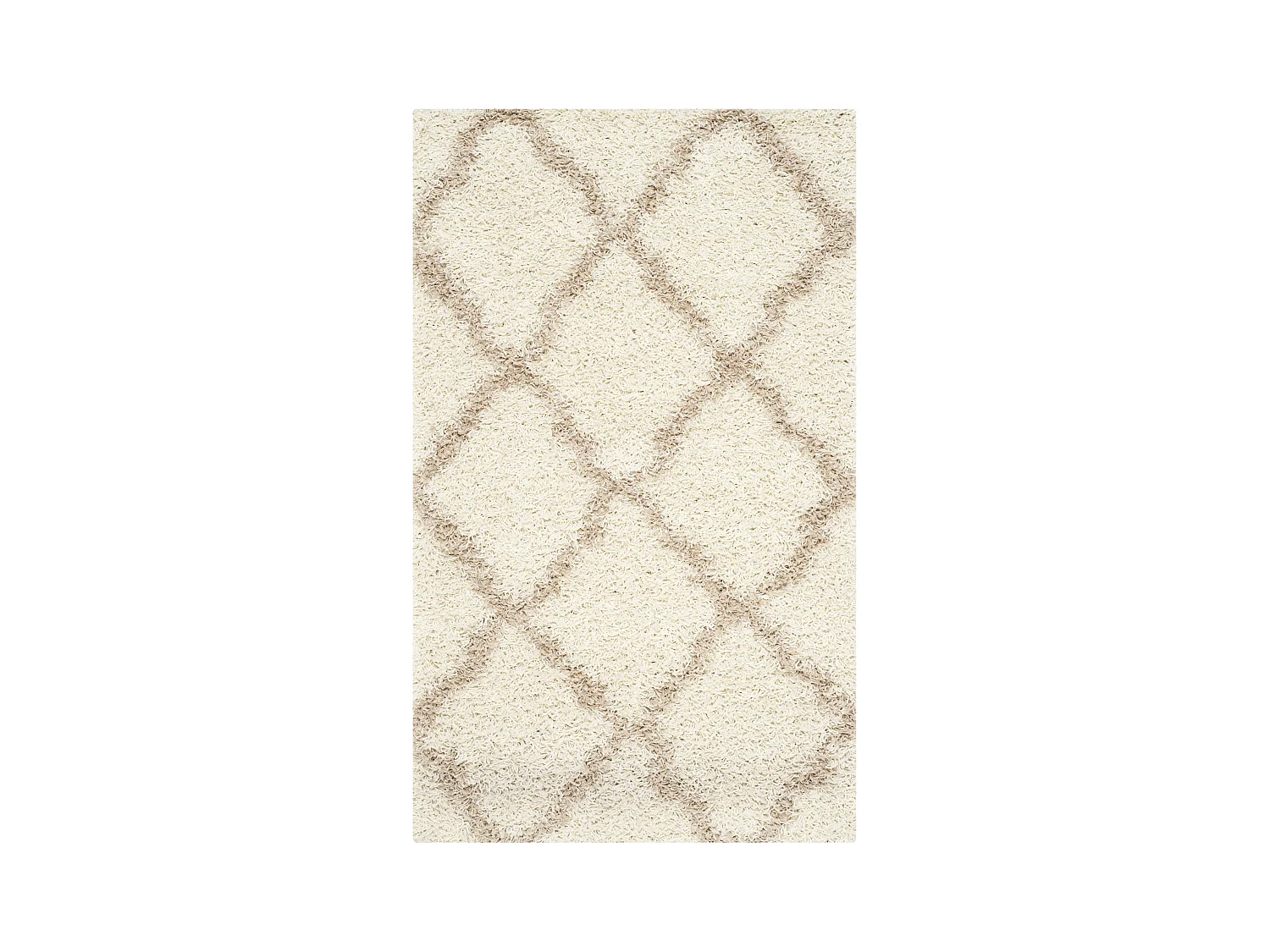 Tapis Neutre/Blanc 91 X 152 cm - Aldo