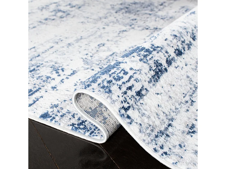 Tapis Ivoire/Marine 66 X 244 cm - Senata