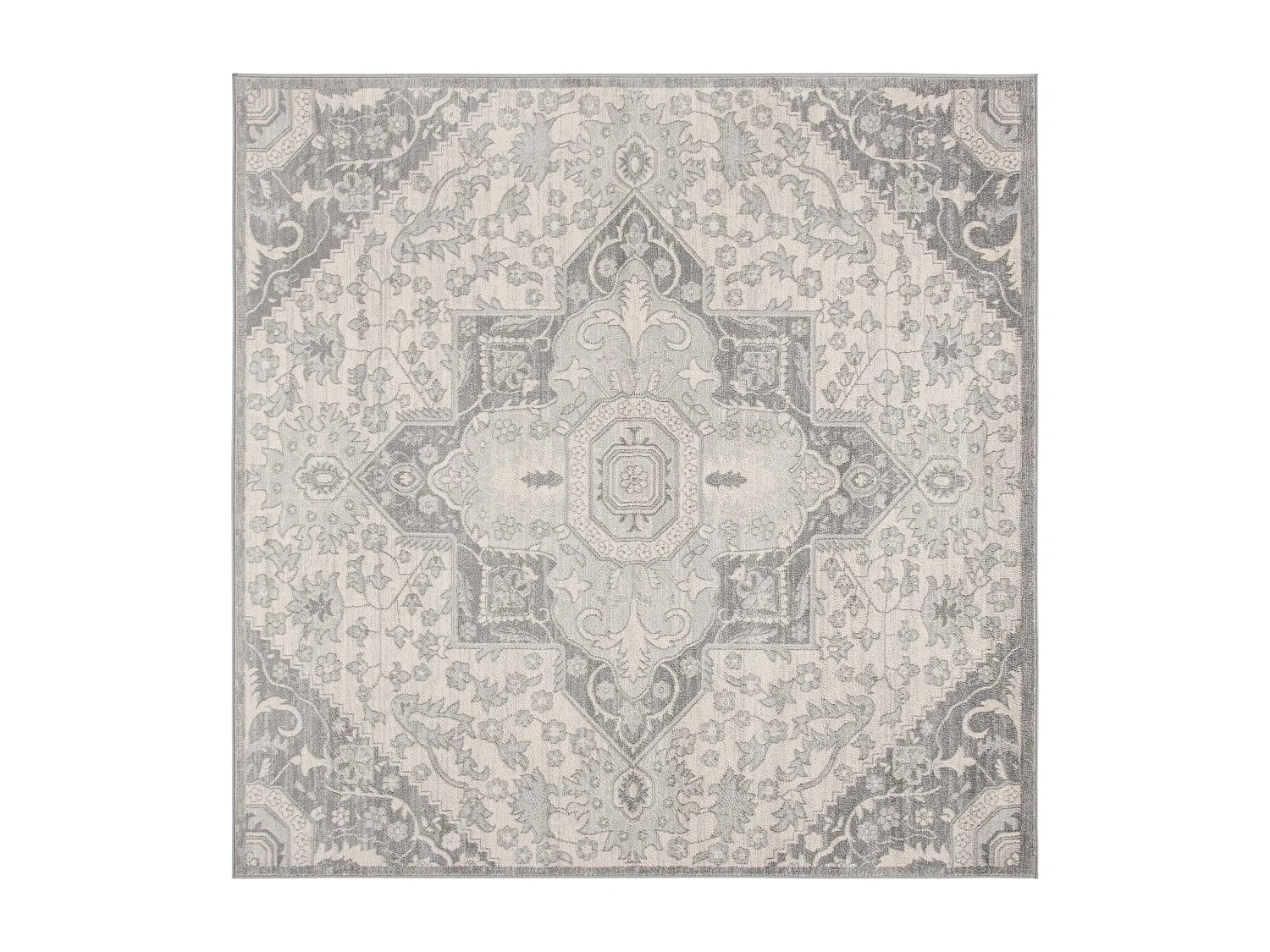 Tapis Gris/Neutre 201 X 201 cm - Maeve