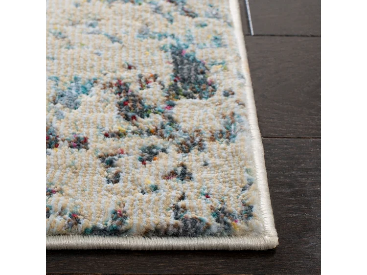 Tapis Neutre/Bleu 91 X 152 cm - Maria