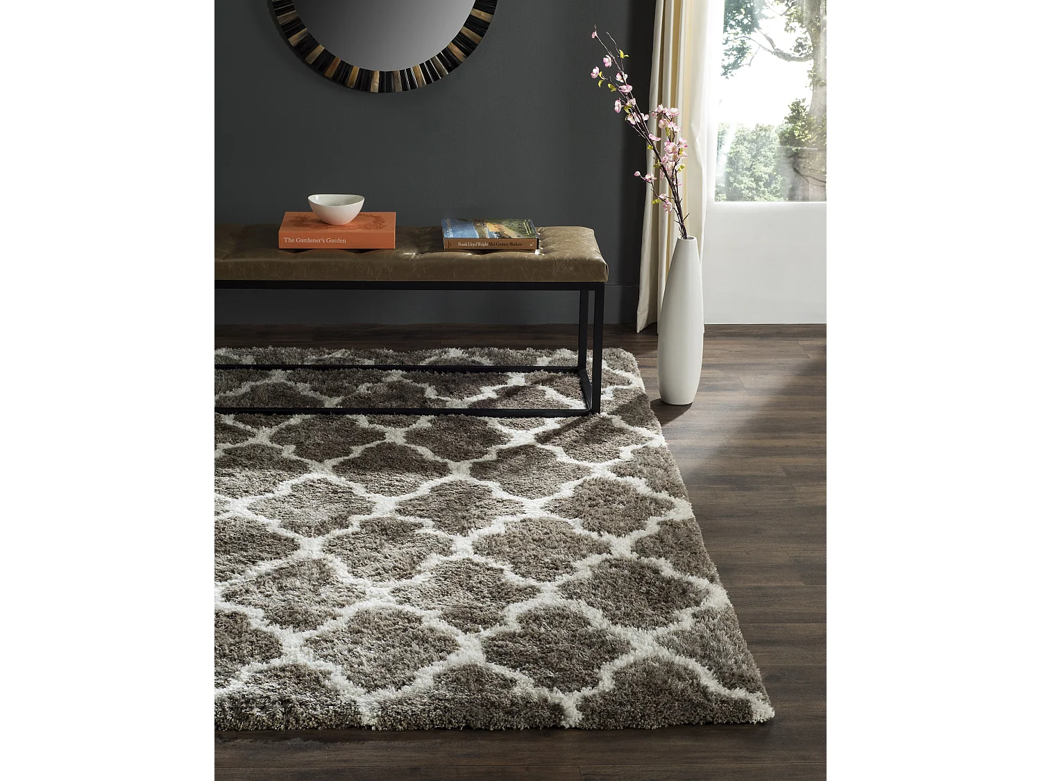 Tapis Gris/Neutre 91 X 152 cm - Shimla