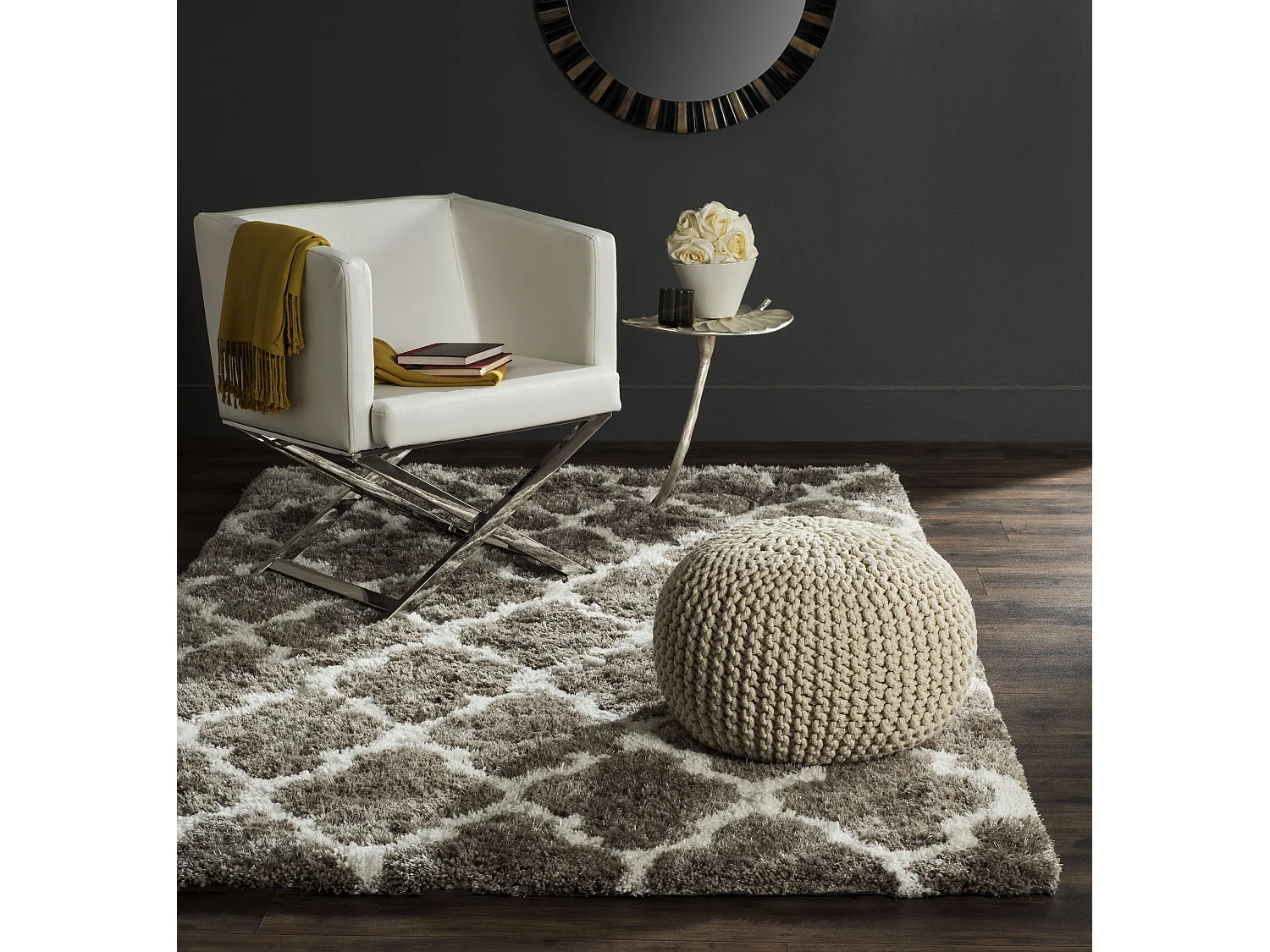Tapis Gris/Neutre 91 X 152 cm - Shimla