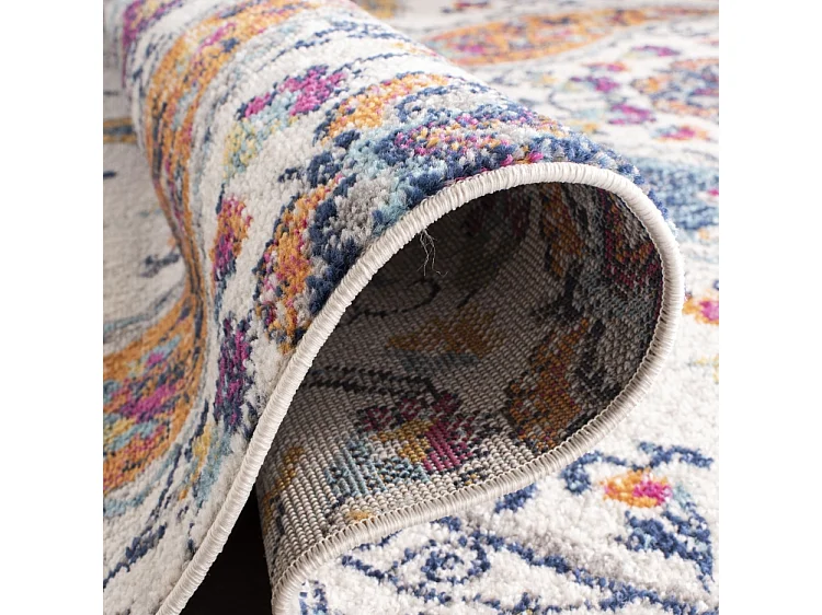 Tapis Neutre/Multicolore 91 X 152 cm - Mischa