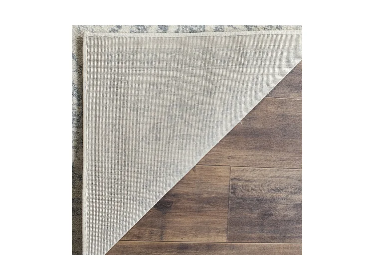 Tapis Neutre/Bleu/Gris 76 X 183 cm - Lucinda