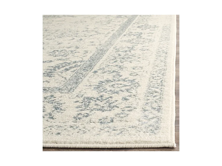 Tapis Neutre/Bleu/Gris 76 X 183 cm - Lucinda