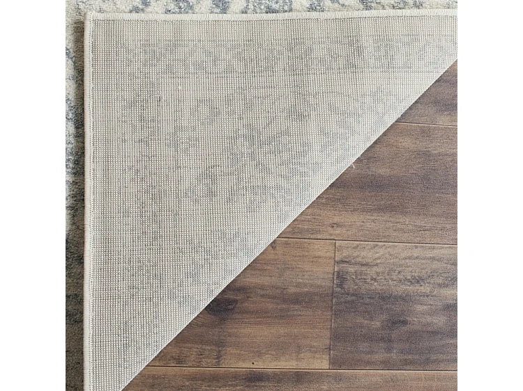 Tapis Neutre/Bleu/Gris 76 X 183 cm - Lucinda