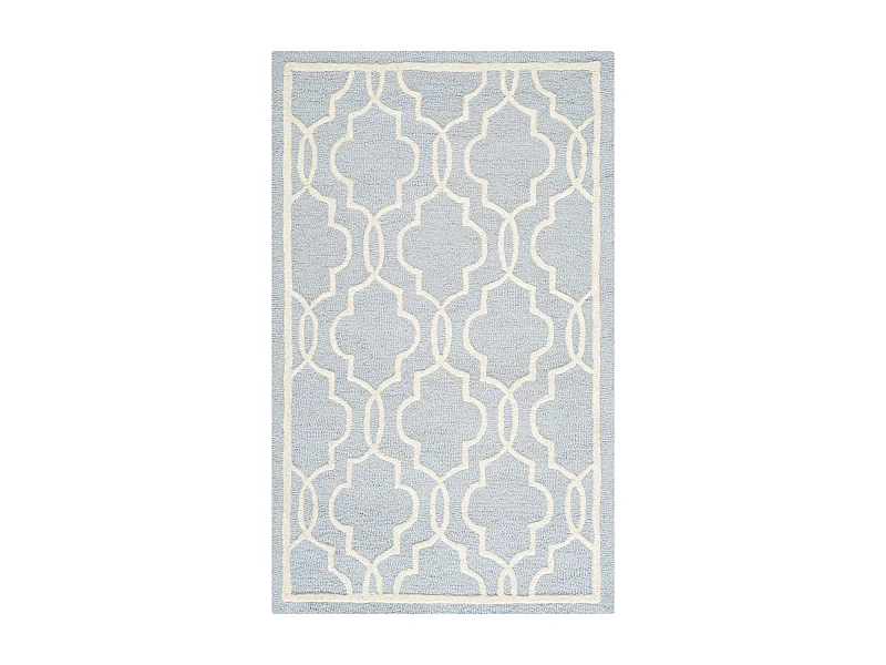 Tapis Bleu/Neutre 91 X 152 cm - Elle