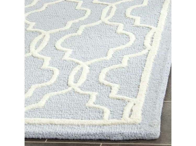 Tapis Bleu/Neutre 91 X 152 cm - Elle