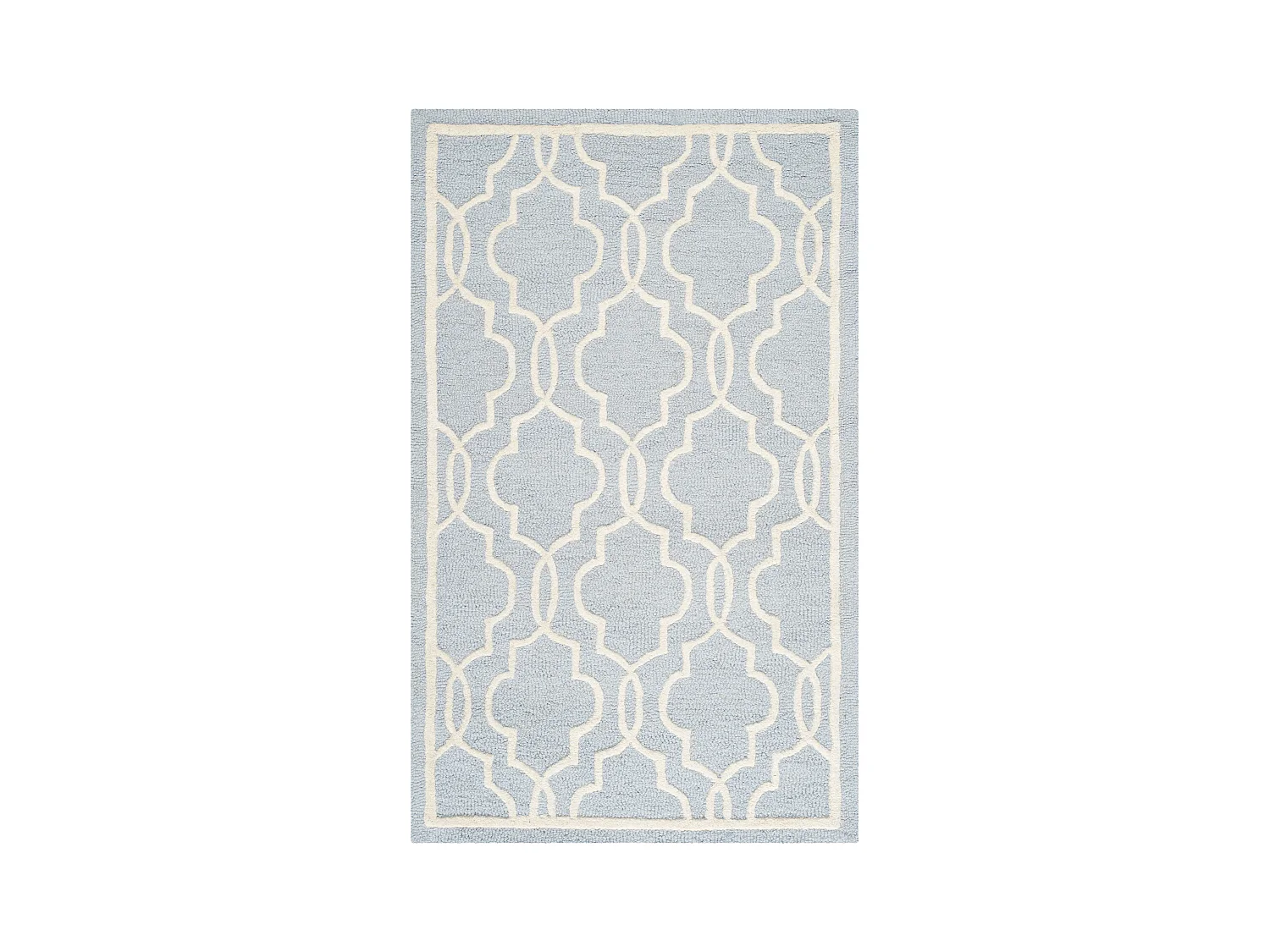 Tapis Bleu/Neutre 91 X 152 cm - Elle