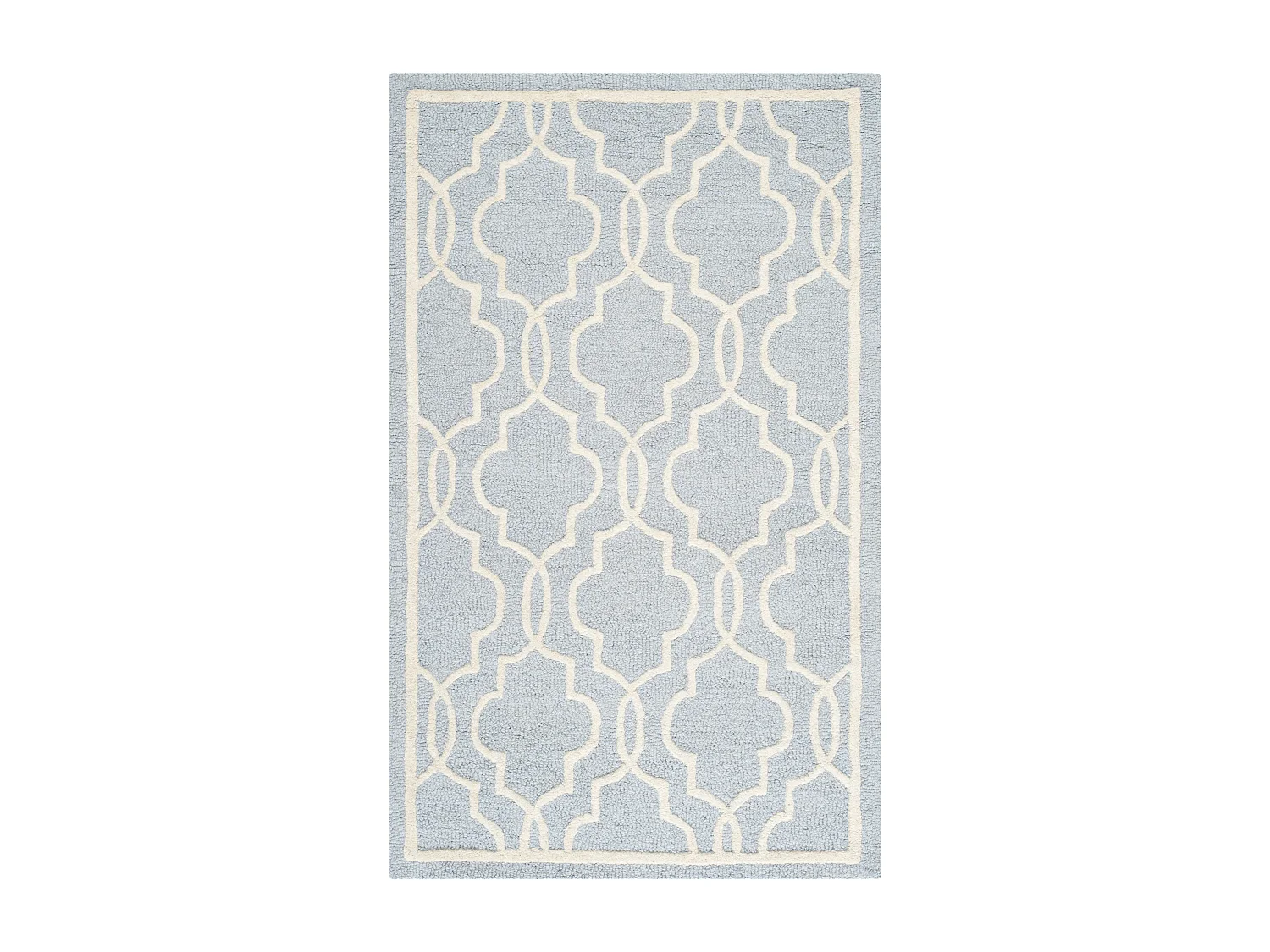 Tapis Bleu/Neutre 91 X 152 cm - Elle